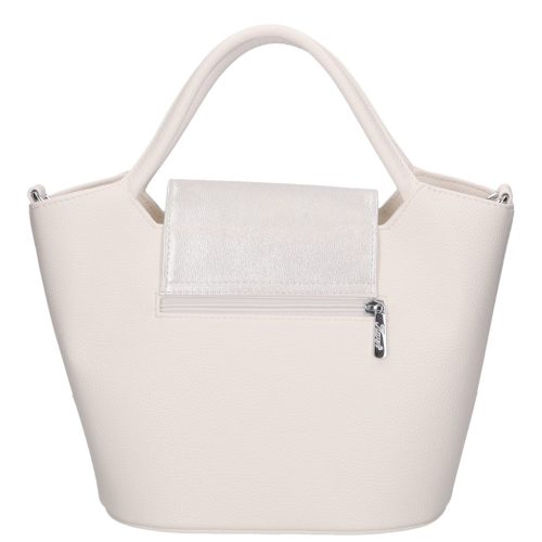 Karen rostbőr táska 9420 fehér ezüst