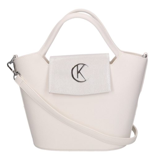 Karen rostbőr táska 9420 fehér ezüst