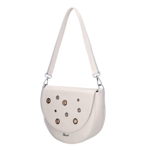 Karen 2477 fehér rostbőr női táska