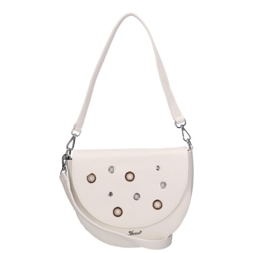 Karen 2477 fehér rostbőr női táska