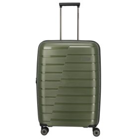   Travelite Air Base M olive bővíthető közepes méretű bőrönd