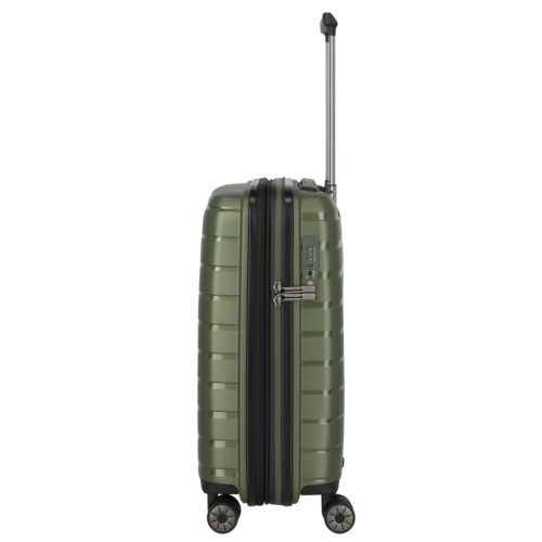 Travelite Air Base S olive bővíthető kabinbőrönd