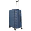 Travelite MOOBY M kék bővíthető közepes méretű bőrönd