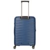 Travelite MOOBY M kék bővíthető közepes méretű bőrönd