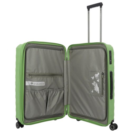 Travelite MOOBY L zöld nagy méretű bőrönd