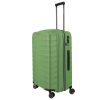 Travelite MOOBY M zöld bővíthető közepes méretű bőrönd
