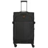 Travelite Briize L fekete bővíthető nagy méretű bőrönd