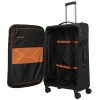 Travelite Briize L fekete bővíthető nagy méretű bőrönd