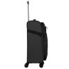 Travelite Briize M fekete bővíthető közepes méretű bőrönd
