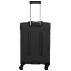 Travelite Briize M fekete bővíthető közepes méretű bőrönd