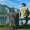 Travelite Briize L khaki bővíthető nagy méretű bőrönd