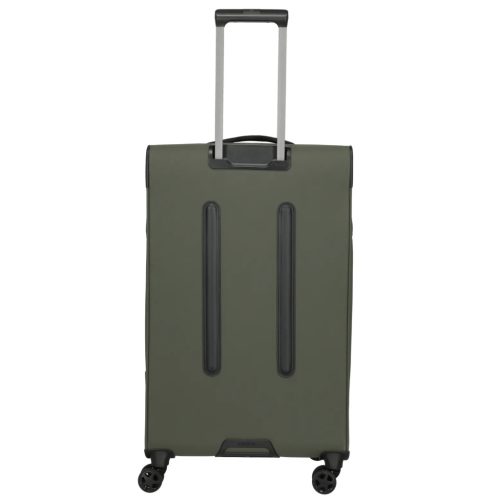 Travelite Briize L khaki bővíthető nagy méretű bőrönd