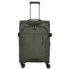 Travelite Briize M khaki bővíthető közepes méretű bőrönd
