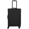 Travelite Umbria M fekete bővíthető közepes méretű bőrönd