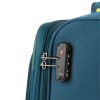 Travelite Umbria L petrol bővíthető nagy méretű bőrönd