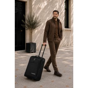   Travelite Kick Off S fekete gurulós utazótáska és kabintáska 6909-01