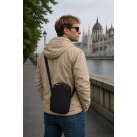 Travelite Workfloow fekete oldaltáska 6515-01