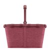 Reisenthel BK3104 carrybag twist maroon kosár