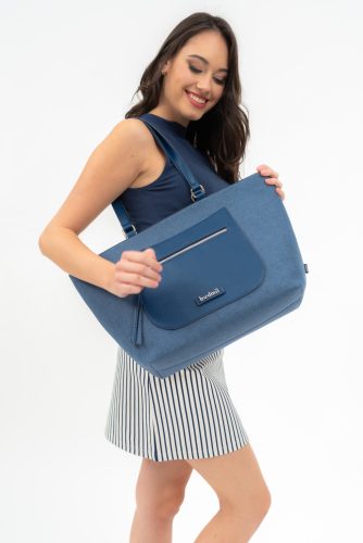 Budmil kék A/4-es nagy válltáska 10230100/S2