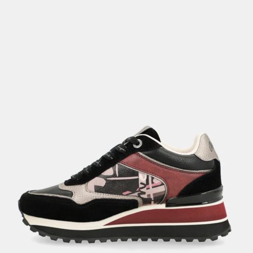 Anekke cipő fekete bordó 41380-946 39-es