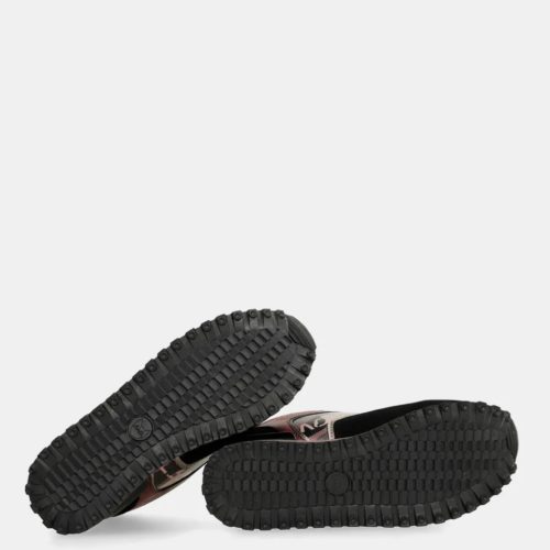 Anekke cipő fekete bordó 41380-046 40-es