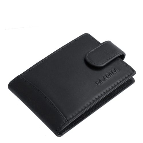 La Scala bőr kártyatartó ADQ30809/T fekete