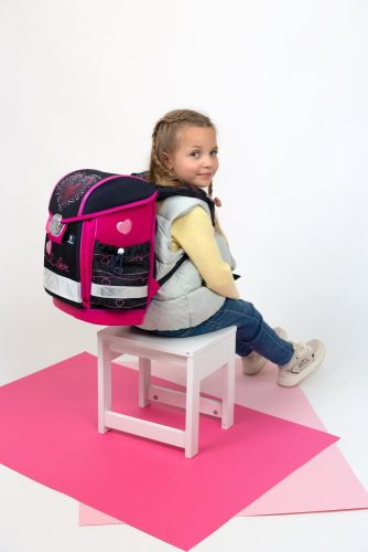 Belmil Dark Pinky iskolatáska szett