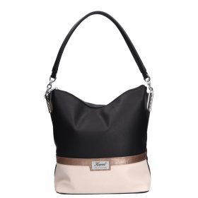 Karen rostbőr táska 1337 bis fekete bézs