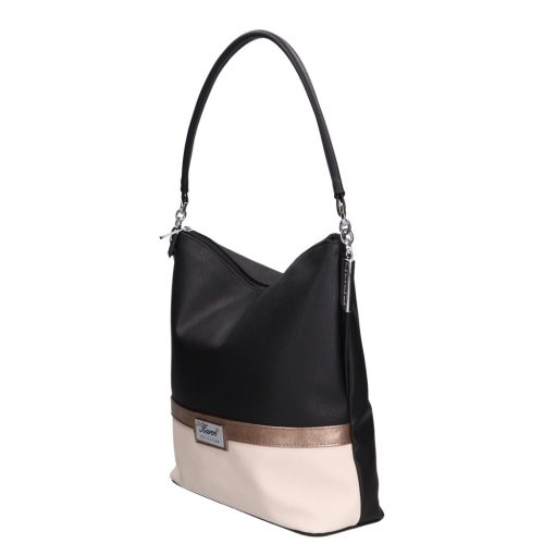 Karen rostbőr táska 1337 bis fekete bézs