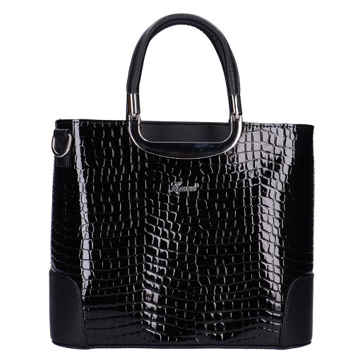 Karen rostbőr táska 1491 bis fekete lakk kroko