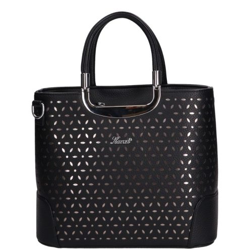 Karen rostbőr táska 1491 bis L fekete ezüst