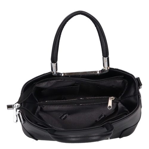 Karen rostbőr táska 1491 bis L fekete ezüst