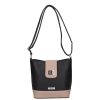 Karen rostbőr kicsi válltáska 9437 fekete drapp