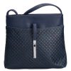 Karen rostbőr táska D 099 kék steppelt