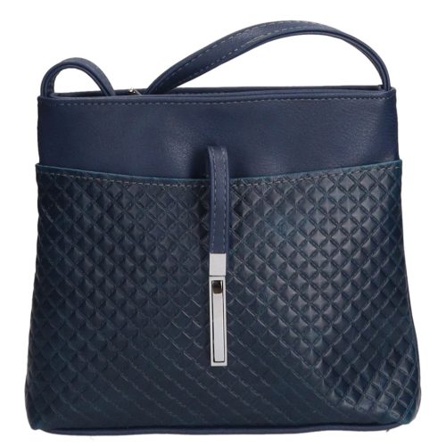 Karen rostbőr táska D 099 kék steppelt