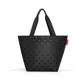   Reisenthel ZS7075 shopper M glossy dots black női válltáska