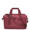 Reisenthel Allrounder M bordó utazótáska twist maroon MS3104