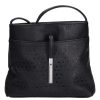 Karen rostbőr táska D 099 L fekete 