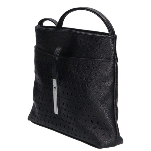 Karen rostbőr táska D 099 L fekete 