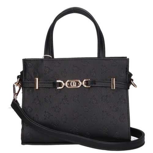 Karen rostbőr kistáska K 7038 fekete rózsa