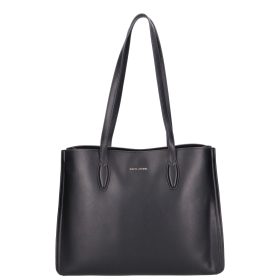 David Jones A/4-es női válltáska  CM7796 fekete