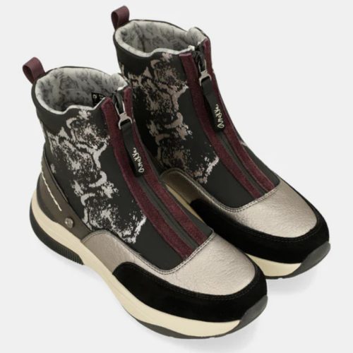 Anekke metal fekete bokacsizma 41372-601 38-as