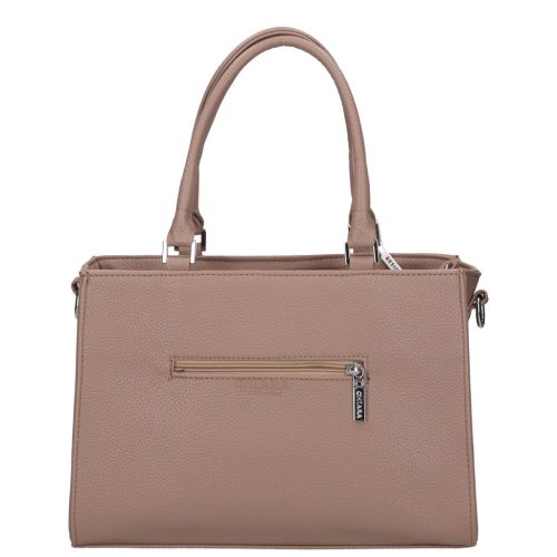 Chiara rostbőr táska M 8043 drapp virág