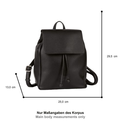 Tom Tailor ELFIE BACKPACK M 4366 - 060 - black női hátizsák