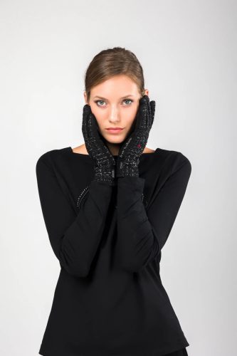 Anekke fekete kesztyű 41482-041