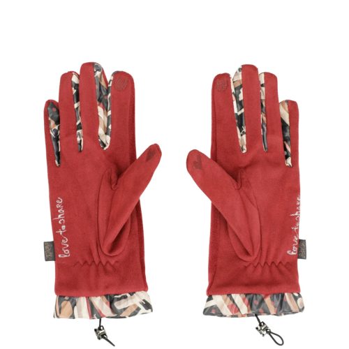 Anekke bordó kesztyű 41482-051