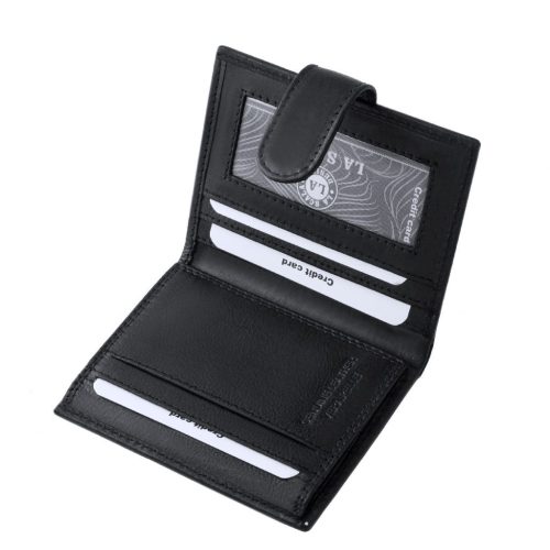 La Scala bőr kártya és irattartó pénztárca ADQ1008/T fekete