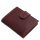 La Scala bőr kártya és irattartó pénztárca ADQ1008/T bordó