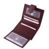 La Scala bőr kártya és irattartó pénztárca ADQ1008/T bordó