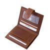 La Scala bőr kártya és irattartó pénztárca ADQ1008/T csaubarna